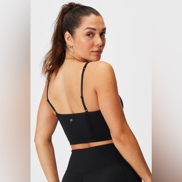 Fabletics Sync Seamless Bralette Black Size Medium - Picture 2 of 9